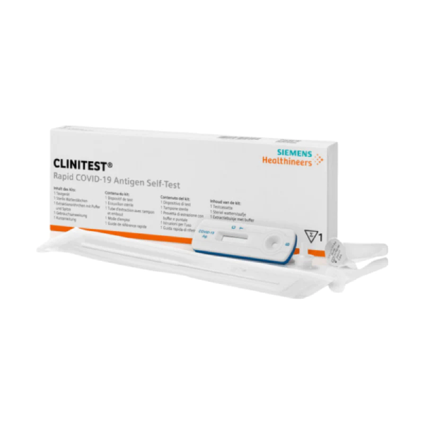 Siemens CLINITEST CE 0123 COVID-19 Selbsttest, Nasenabstrich 1er Box Laientests