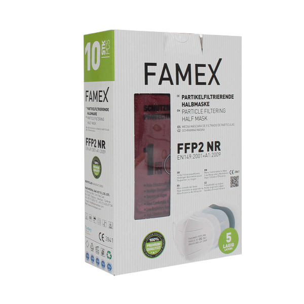 Famex FFP2 Maske bordeaux