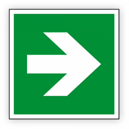 Schild Richtungsangabe links/rechts/oben/unten
