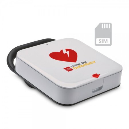 LIFEPAK® CR2 Defibrillator mit Simkarte