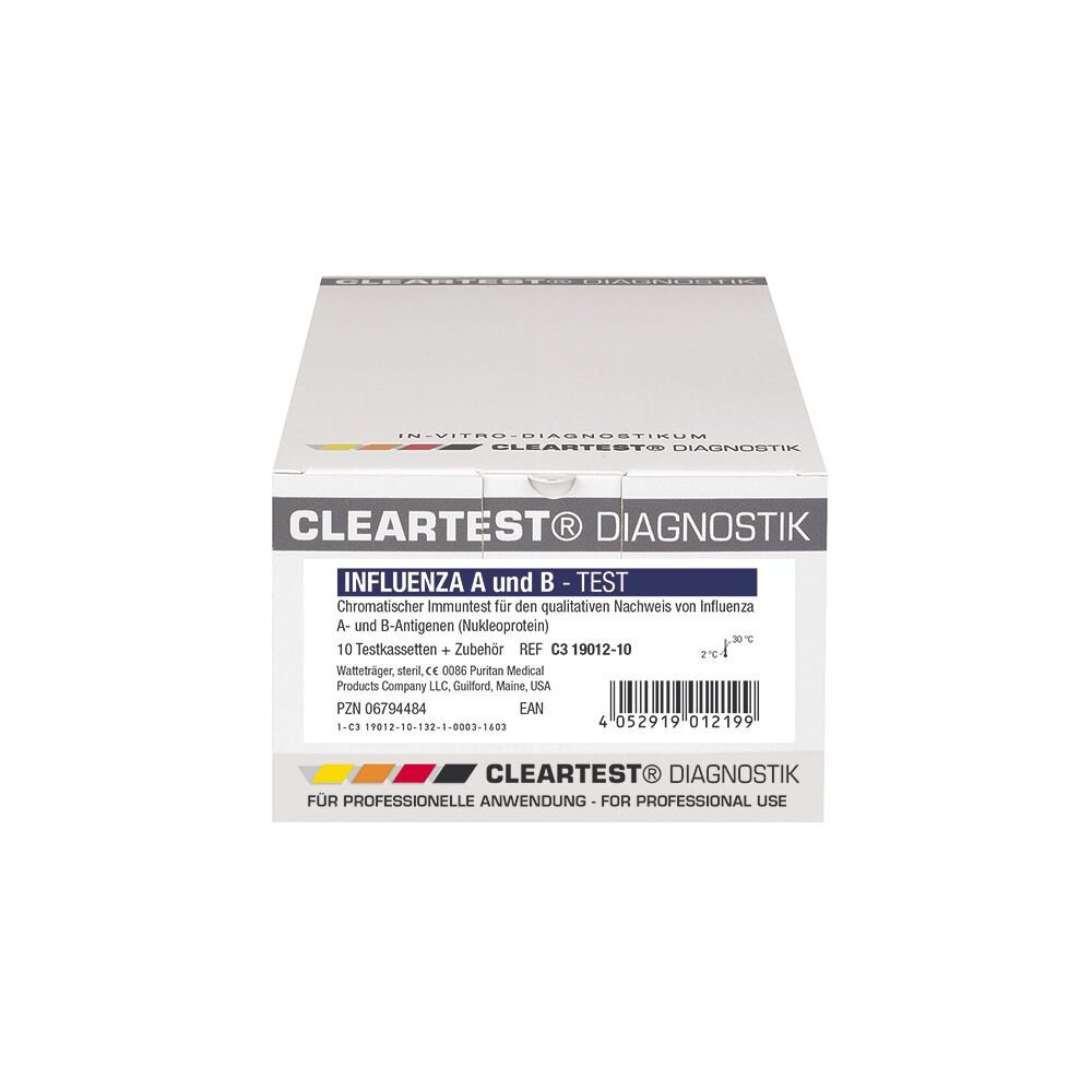CLEARTEST Influenza A+B Schnelltest- Corona Antigen Profitest-5er Box
