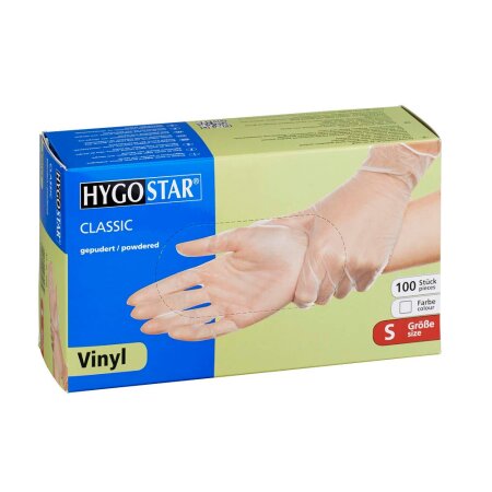 HYGOSTAR unisex Einmalhandschuhe CLASSIC transparent | 100 St.