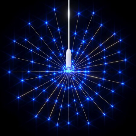 Feuerwerk-Lichterketten 10 Stk. Blau 20 cm 1400 LEDs