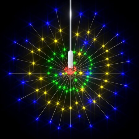 Feuerwerk-Lichterketten 10 Stk. Mehrfarbig 20 cm 1400 LEDs
