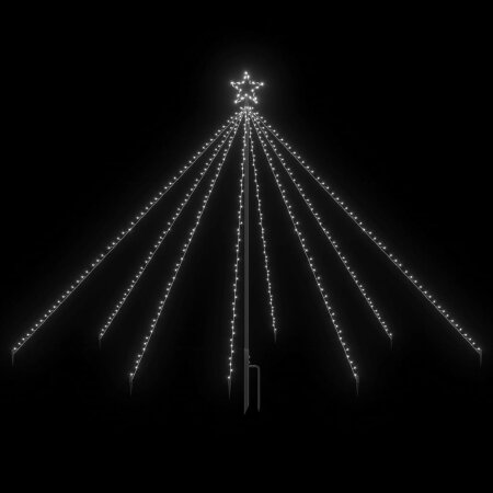 LED-Lichterkette Weihnachtsbaum Indoor Outdoor 400 LEDs 2,5 m