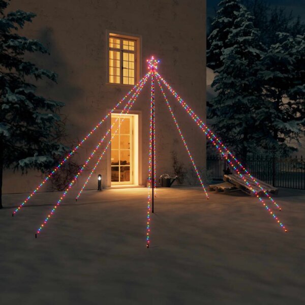 Weihnachtsbaum-Lichterkette Indoor Outdoor 576 LEDs Bunt...
