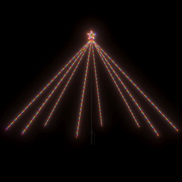 Weihnachtsbaum-Lichterkette Indoor Outdoor 576 LEDs Bunt...