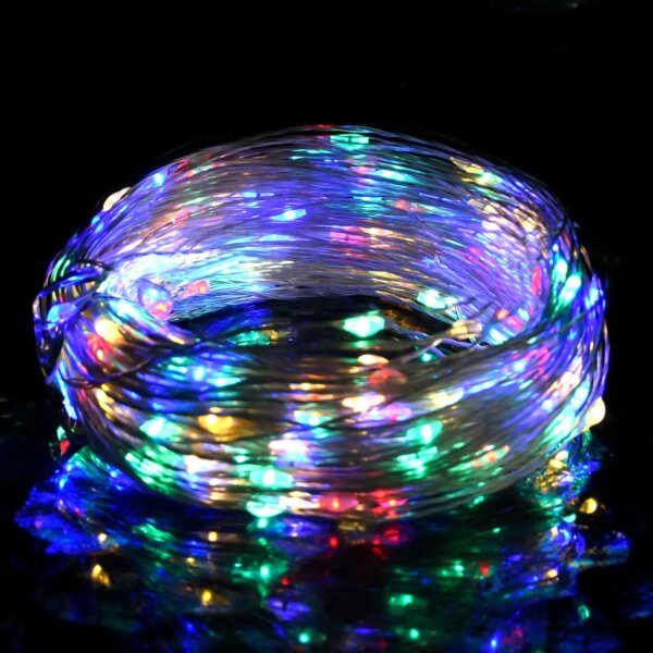 LED-Lichterkette mit 300 LEDs Mehrfarbig 30 m